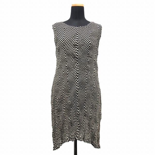 美品 02ss イッセイミヤケ ねじり プリーツ加工 ノースリーブ  