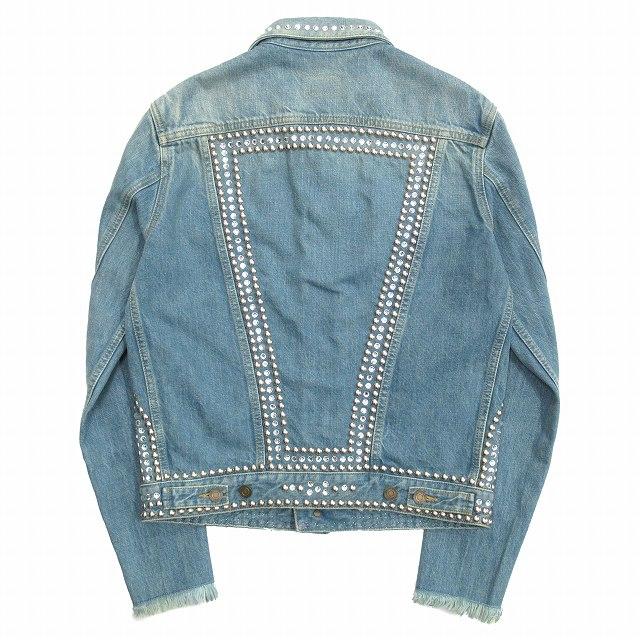 16ss サンローラン パリ エディ期 クリスタル スタッズ デニム 16ss サンローラン パリ エディ期 クリスタル スタッズ デニム