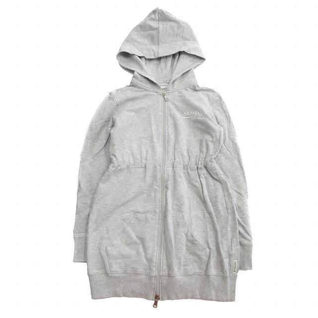 アルマーニ ジュニア ARMANI Jr TEEN ロゴ プリント ダブルジップ 