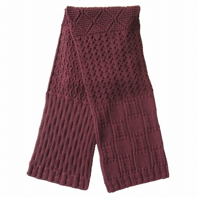 未使用品 エルメス HERMES H柄 Hロゴ カシミヤ マフラー 大判 ケーブル  