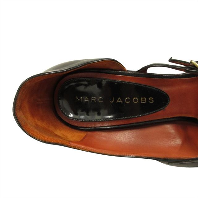 マークジェイコブス MARC JACOBS ストラップ サンダル シューズ 靴 レザー 36.5 黒 ブラック レディース♪１※｜vectorpremium｜07