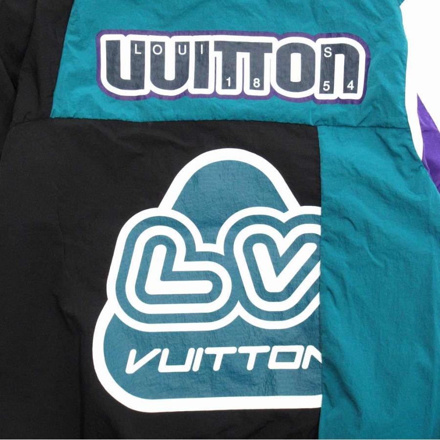 LOUIS VUITTON 美品 22aw ルイヴィトン パッチワーク ロゴ ナイロン  