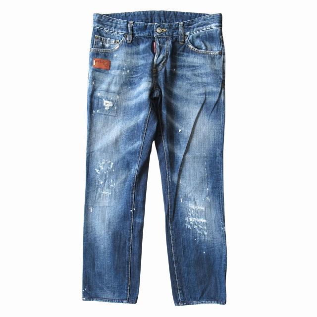 美品 12AW ディースクエアード DSQUARED2 デニム スリム パンツ 