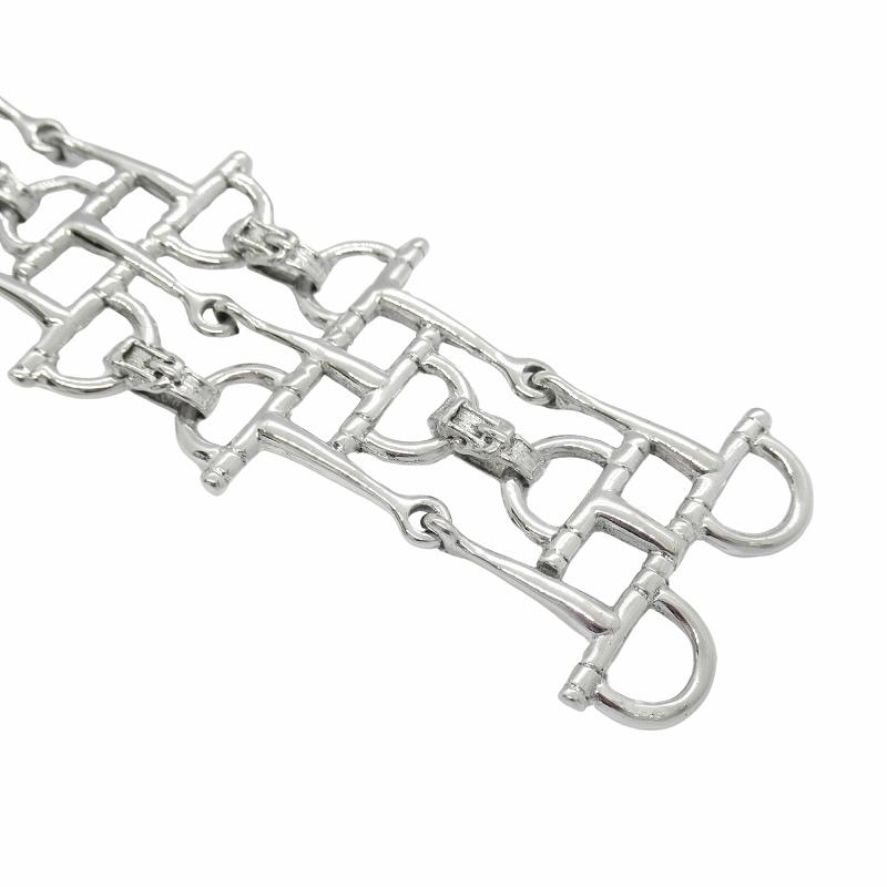 美品　ヴィンテージ　エルメス バングル　水牛角　シルバー　希少　ブレスレット 美品 ヴィンテージ エルメス バングル 水牛角 シルバー 希少