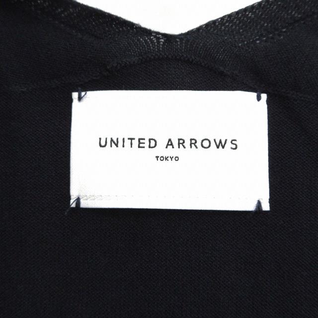 ユナイテッドアローズ UNITED ARROWS UWSC Vネック ニット ベスト カットソー ノースリーブ プルオーバー 薄手 ネイビー レディース♪１｜vectorpremium｜07