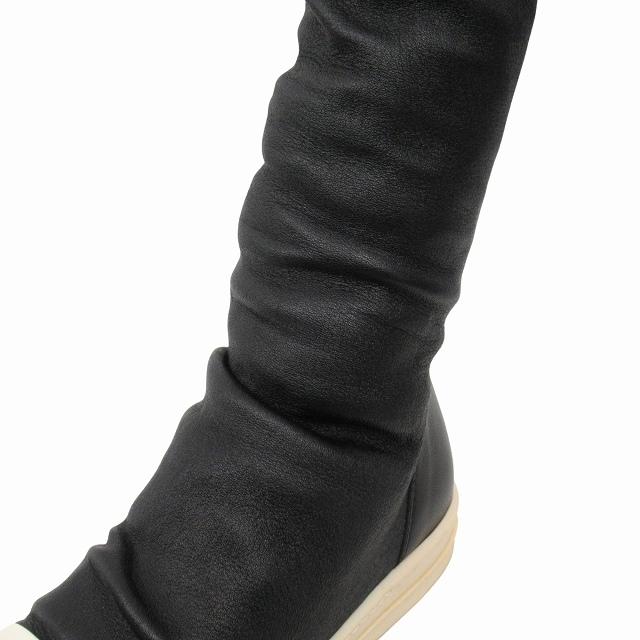 リックオウエンス Rick Owens レザー ニーハイ ストッキング ロング 