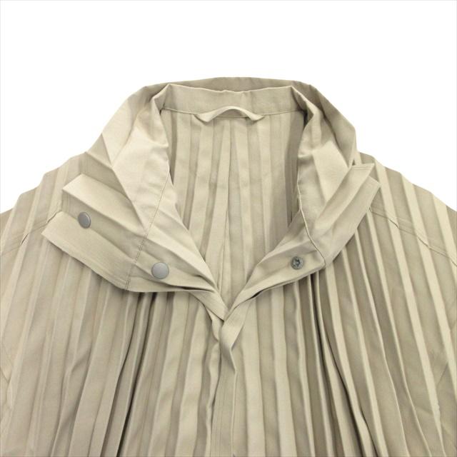 未使用品 19ss オムプリッセイッセイミヤケ HOMME PLISSE エッジコート 