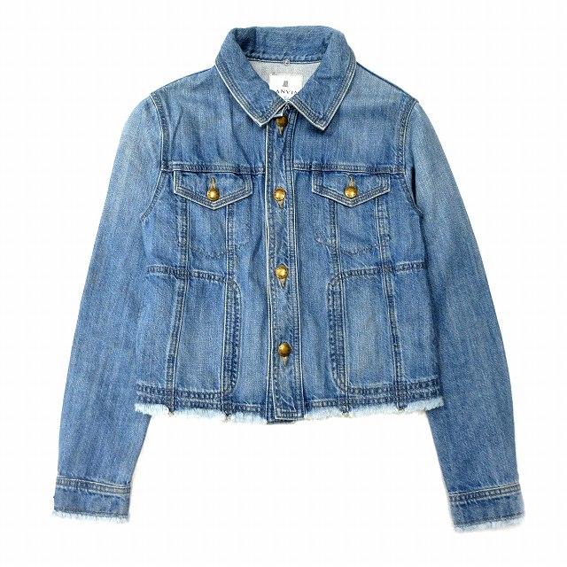 ランバンオンブルー LANVIN en Bleu デニム ジャケット ブルゾン G 