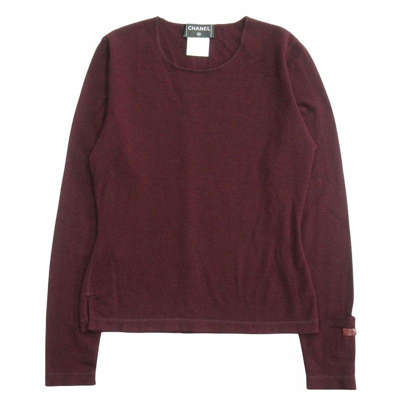 美品 00A シャネル vintage CHANEL カシミヤ100％ ニット セーター 