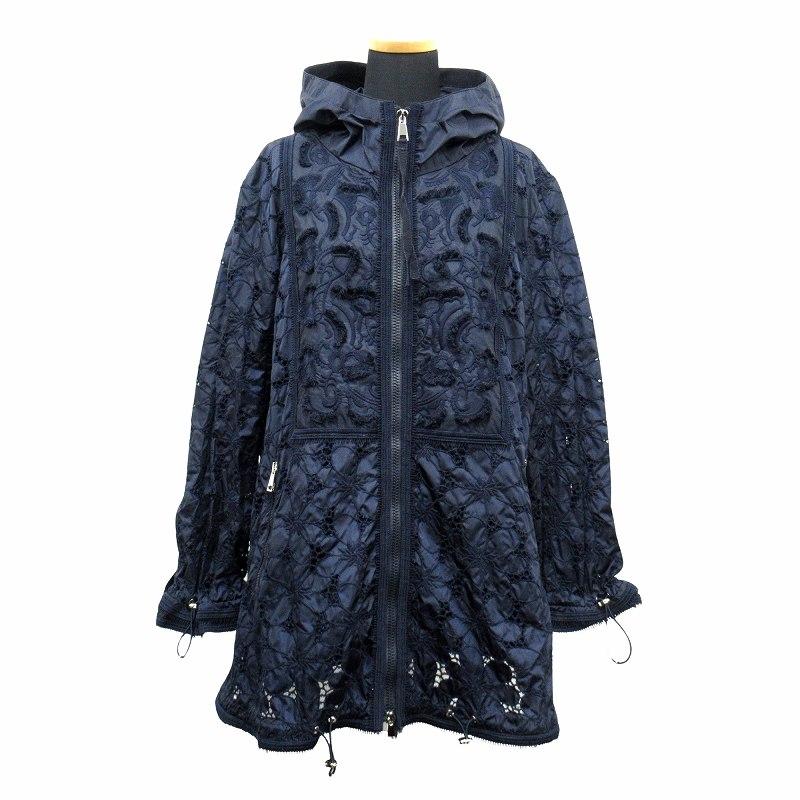 MONCLER 美品 17ss モンクレール マドレーヌ フラワー レース Aライン  