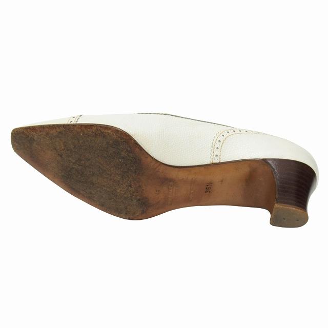 エルメス HERMES レザー パンプス シューズ ヒール 靴 サイズ36.5 23.5 