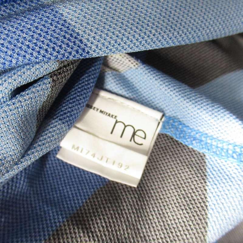 良品 17aw ミーイッセイミヤケ me ISSEY MIYAKE ドット メッシュ 切替