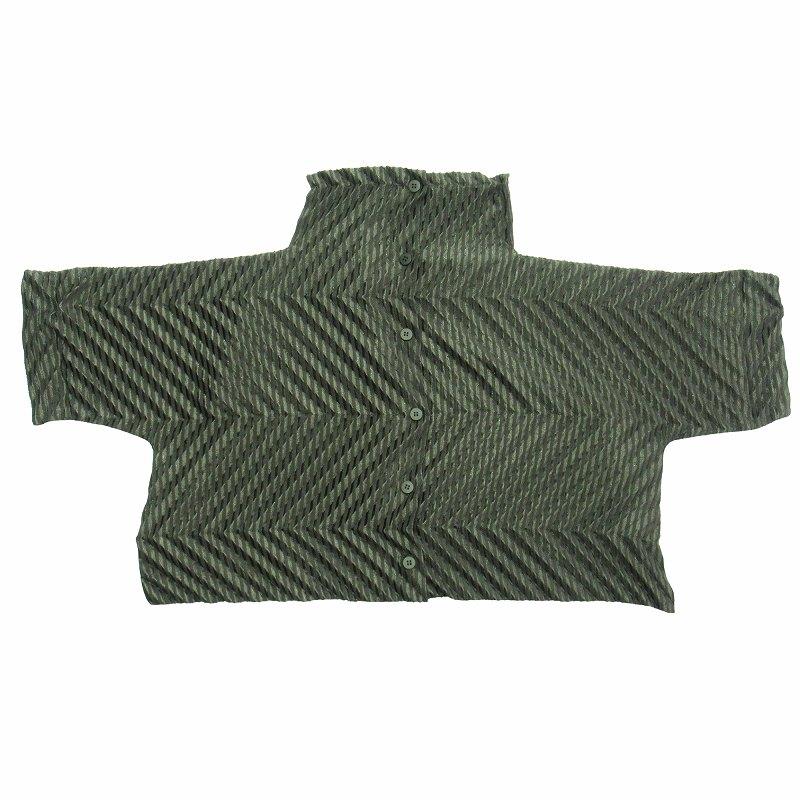 美品 14ss ミーイッセイミヤケ me ISSEY MIYAKE ヘリンボーン プリーツ 