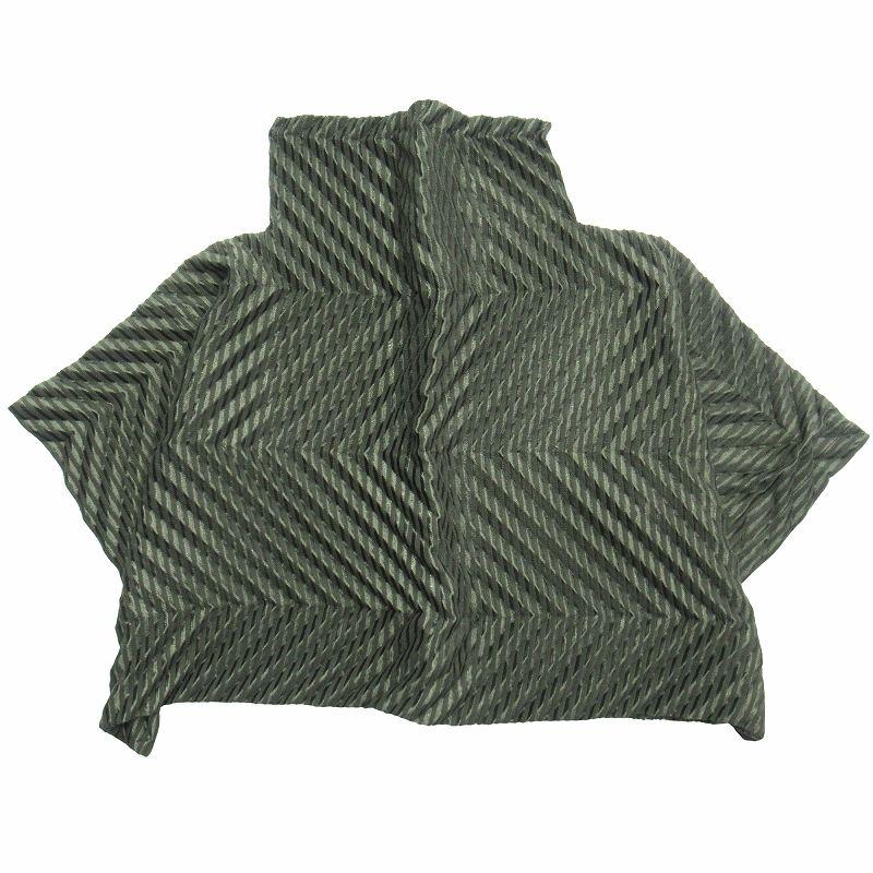 美品 14ss ミーイッセイミヤケ me ISSEY MIYAKE ヘリンボーン プリーツ 
