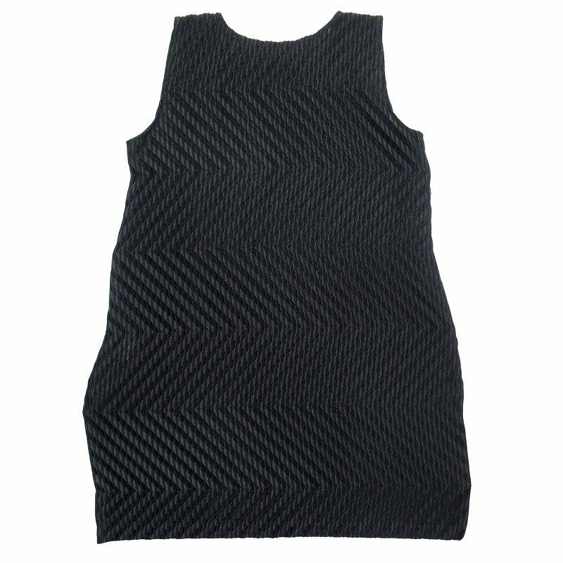 12aw ミーイッセイミヤケ me ISSEY MIYAKE ヘリンボーン プリーツ加工