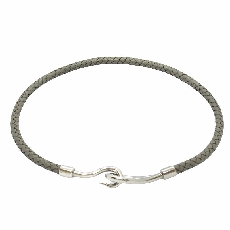 美品 エルメス HERMES ジャンボ ダブル ブレスレット チョーカー 
