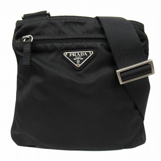 プラダ PRADA ナイロン ショルダー バッグ トライアングルロゴ 三角  