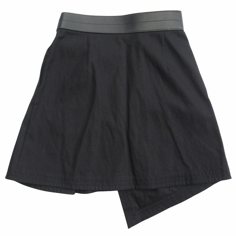 LOEWE 美品 22ss ロエベ ラムレザー ウエスト アシンメトリー ラップ  