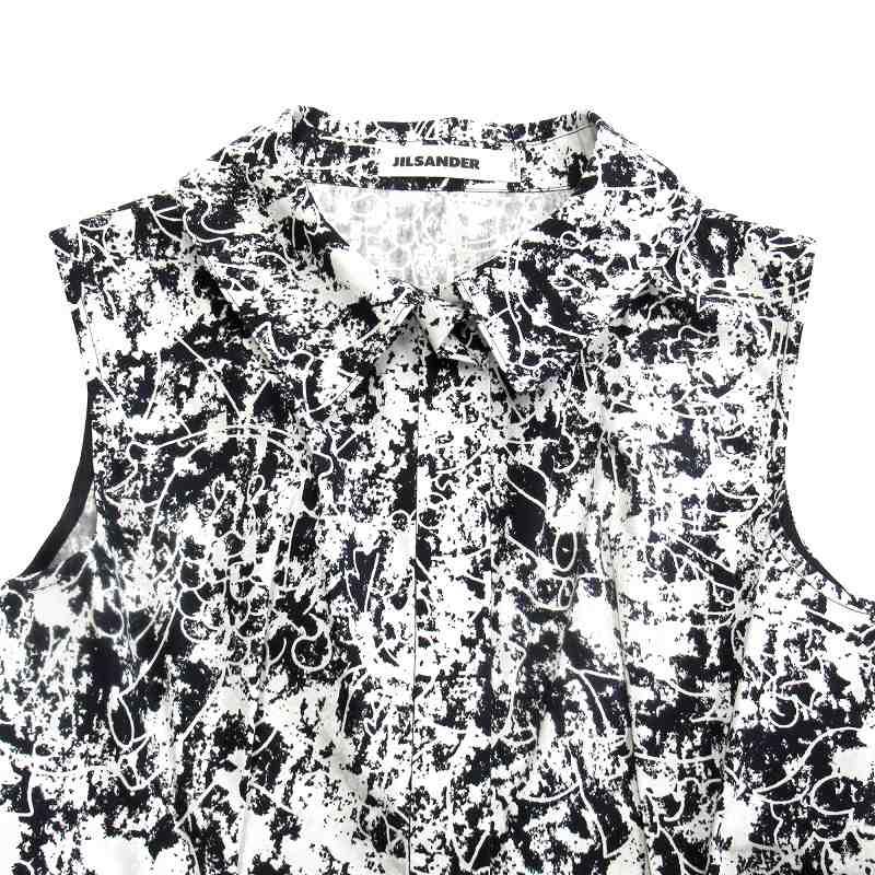 美品 13ss ジルサンダー JIL SANDER 本人期 ペイント・アートプリント