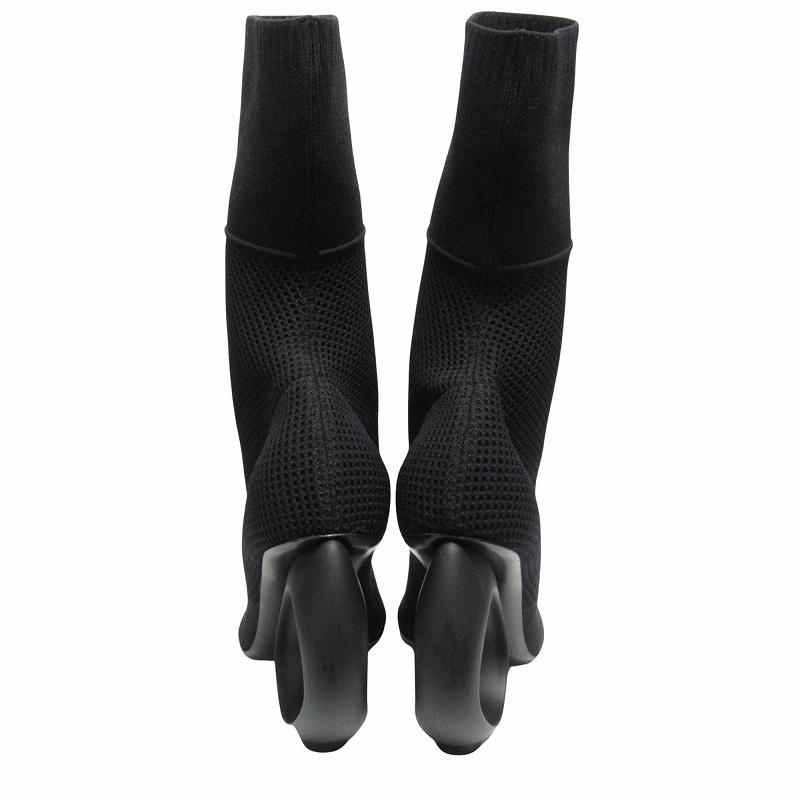 未使用品 17aw バーバリー サークルヒール ソックス ブーツ ニット 