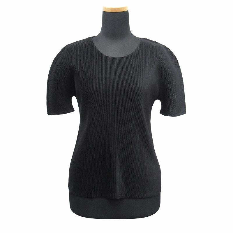 イッセイミヤケ プリーツ加工カットソー