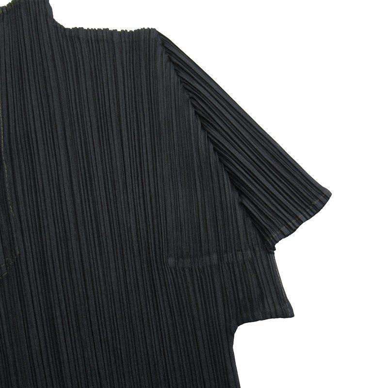 美品 07aw プリーツプリーズ イッセイミヤケ プリーツ加工 半袖 美品 07aw プリーツプリーズ イッセイミヤケ プリーツ加工 半袖