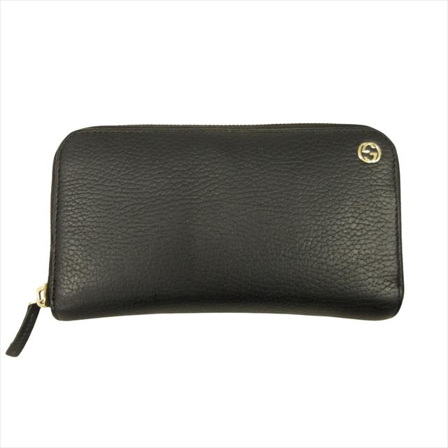 グッチ GUCCI インターロッキング ラウンド 長財布 ロングウォレット 