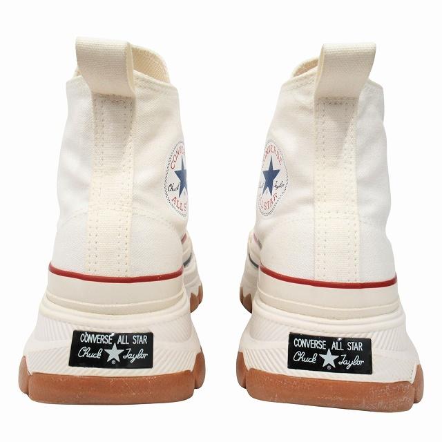 美品 コンバース CONVERSE ALL STAR 100 TREKWAVE HI WHITE 