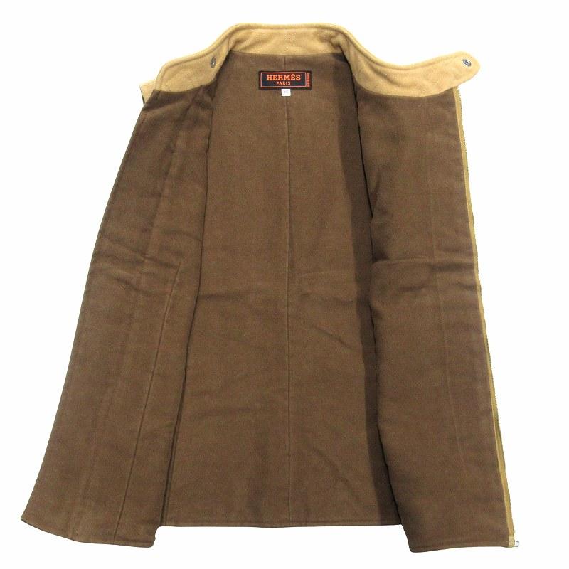 エルメスジャポン カーディガン 茶色（L）ブランド レーヨン