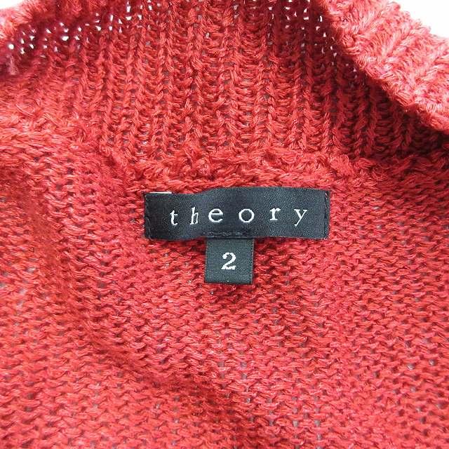 theory セオリー Theory かぎ編み リネン ニット トッパー 