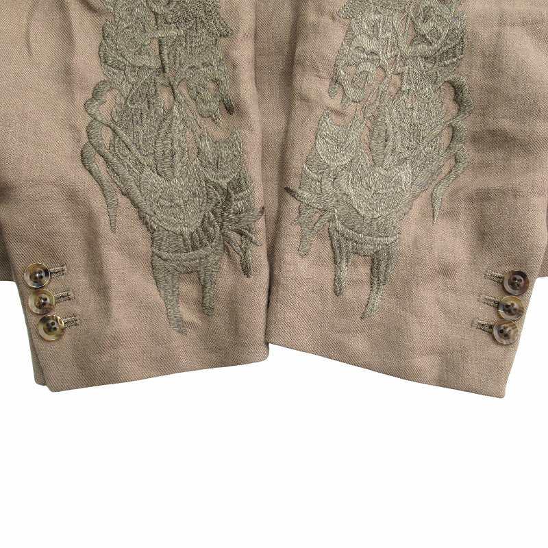 Doublet カオス刺繍 リネン セットアップ