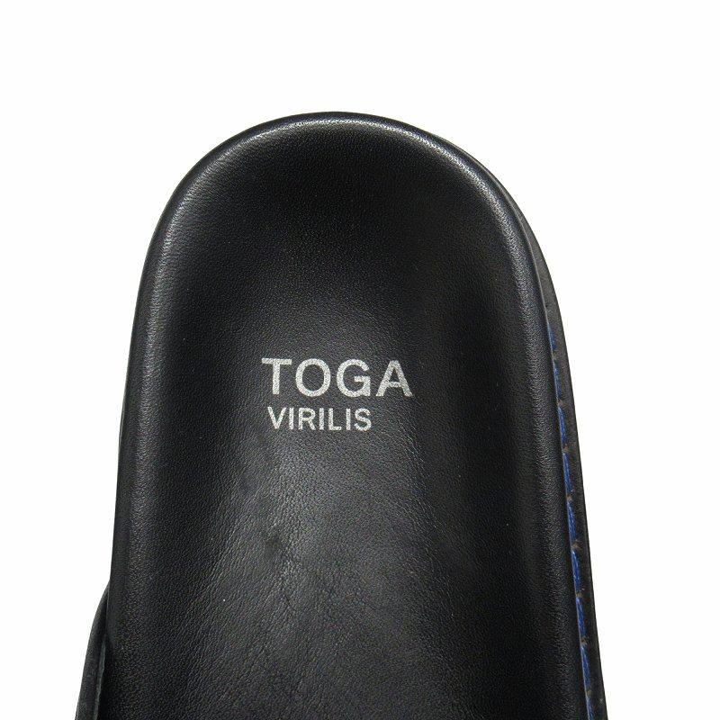 19ss トーガ リリース TOGA VIRILIS レザー ブラックメタル