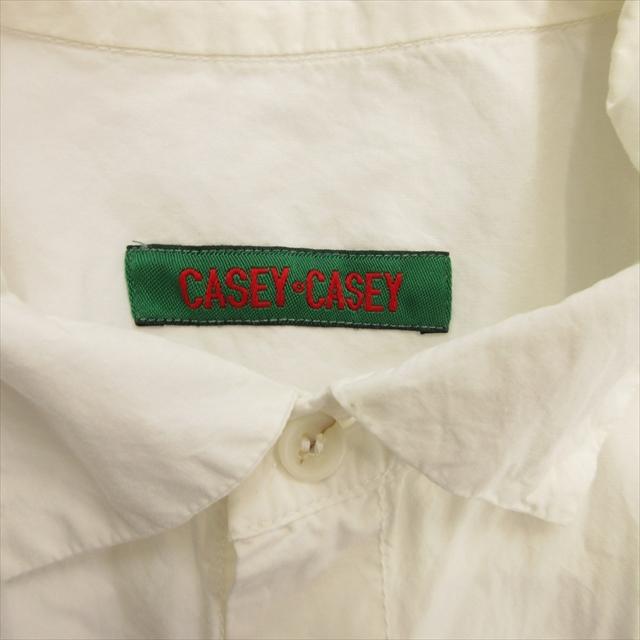 CASEY CASEY半袖プルオーバーシャツ　M 白 CASEY CASEY半袖プルオーバーシャツ M 白