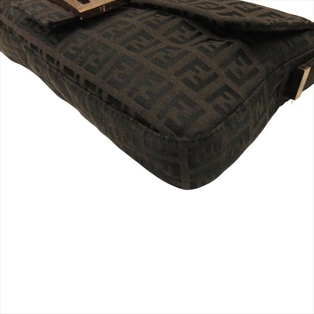 FENDI 極美品 フェンディ ズッキーノ マンマバケット ハンド トート  