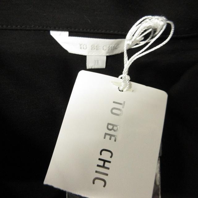 未使用品 トゥービーシック TO BE CHIC プルオーバー 半袖 シャツ 