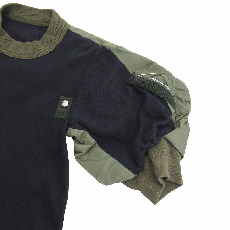 22ss サカイ sacai MA-1ドッキング ロング ワンピース ドレス 22ss サカイ sacai MA-1ドッキング ロング ワンピース ドレス