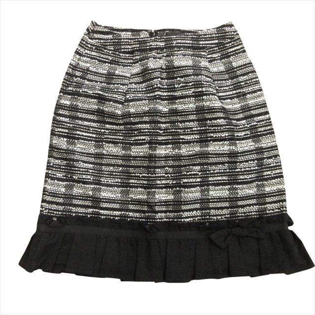 未使用品 トゥービーシック TO BE CHIC ツイード ティアード  