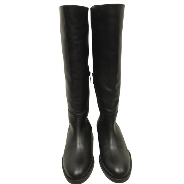 美品 21aw レメ REMME ロング ブーツ シューズ 靴 レザー 牛革 38 24cm 