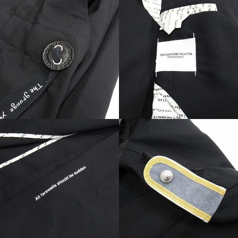 ソロイスト 19ssフーデッドコート 48 美品 19ss タカヒロミヤシタザソロイスト TAKAHIRO MIYASHITA The