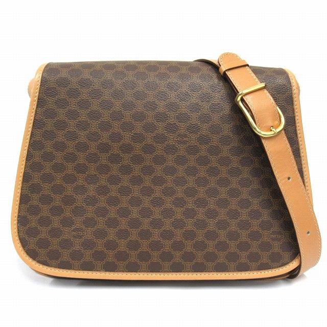 CELINE 美品 セリーヌ vintage マカダム ショルダー バッグ オールド 