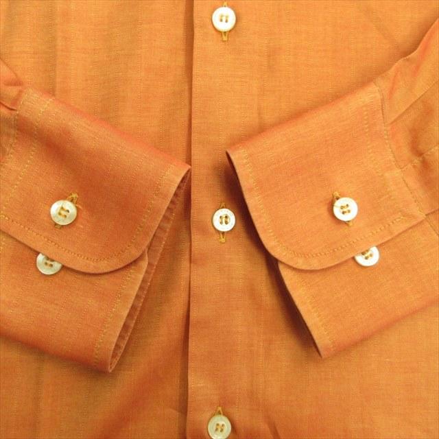 美品 エトロ ETRO ロゴ 刺繍 ストライプ ドレス シャツ カットソー 38 