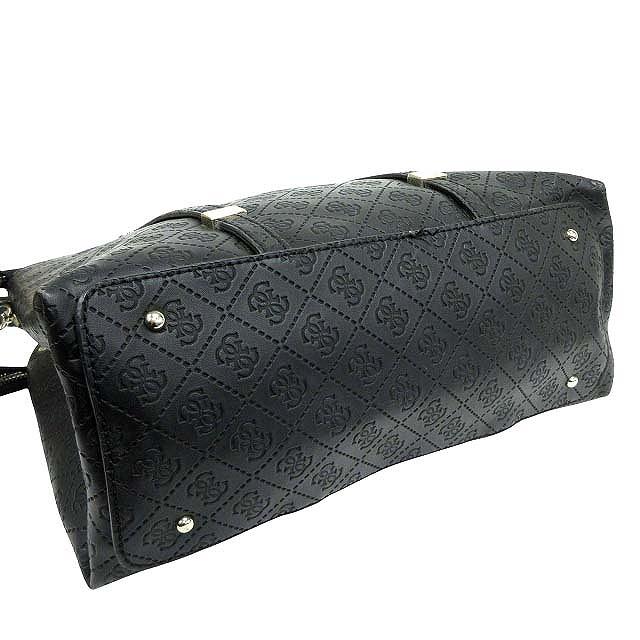 ゲス GUESS ロゴ 総柄 2WAY ハンド バッグ ショルダー トート スタッズ 