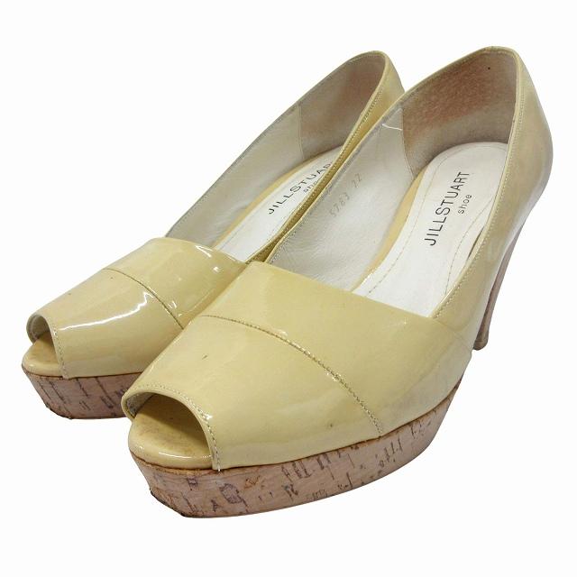 JILL STUART ジルスチュアート SHOE オープントゥ エナメル JILL STUART ジルスチュアート SHOE オープントゥ エナメル