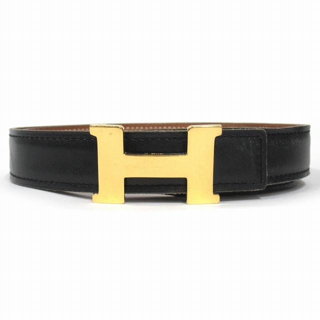 HERMES エルメス コンスタンス Hベルト 給え リバーシブル レザー  