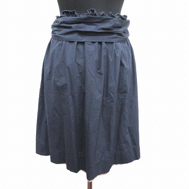 ブルーバードブルバード BLUEBIRD BOULEVARD ギャザー フレア スカート  