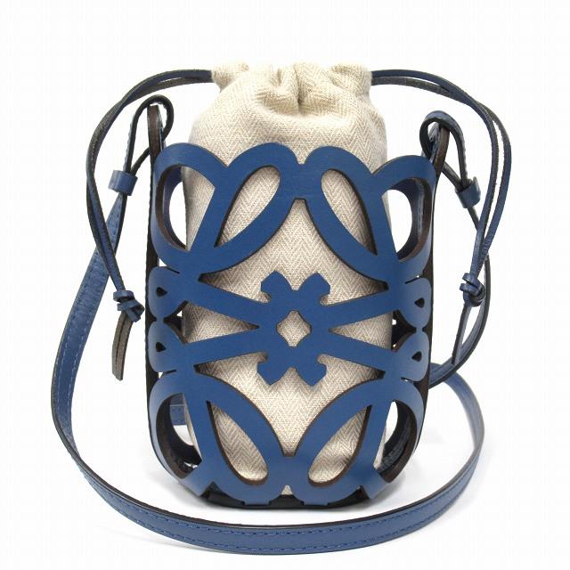 LOEWE 美品 ロエベ ANAGRAM CUT OUT P アナグラム カットアウト 