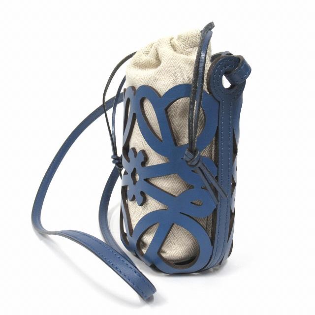 美品 ロエベ LOEWE ANAGRAM CUT OUT P アナグラム カットアウト 