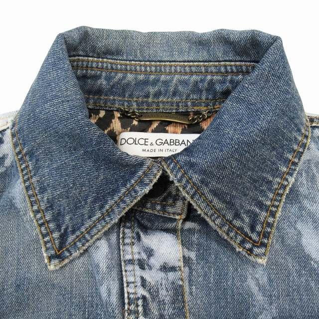 DOLCE&GABBANA 美品 02SS ドルチェ&ガッバーナ ドルガバ ペイント加工  