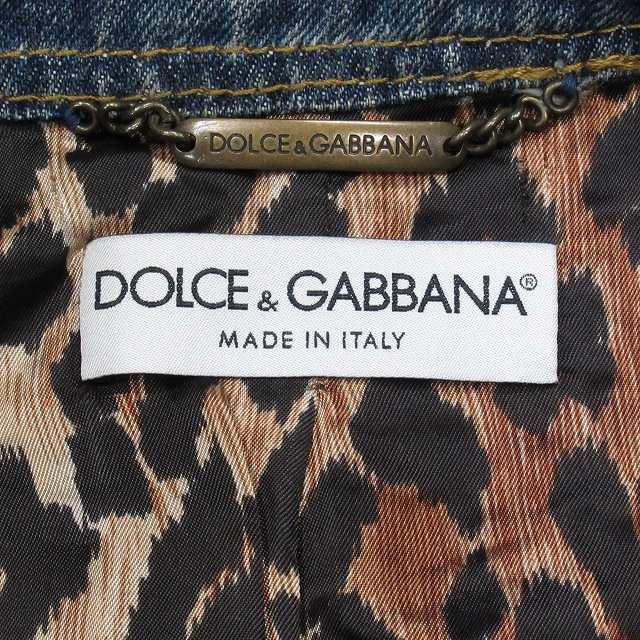 DOLCE&GABBANA 美品 02SS ドルチェ&ガッバーナ ドルガバ ペイント加工 
