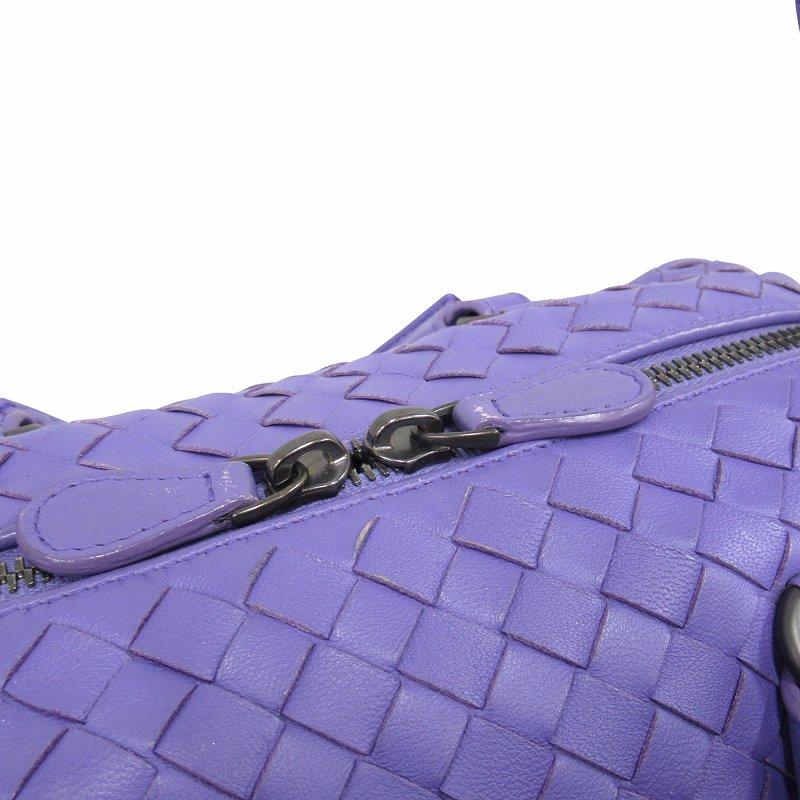 Bottega Veneta ボッテガヴェネタイントレチャートショルダー紫